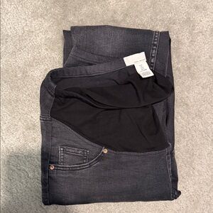 H&M Mama Dark Grey Skinny Jeans